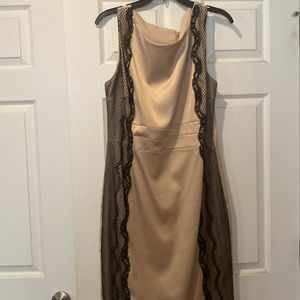 Women’s Size 16 semi formal dress lined in lace on both sides